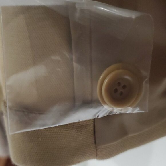 NWT TALBOTS Camel Curved Stand Collar Blazer - Picture 7 of 10